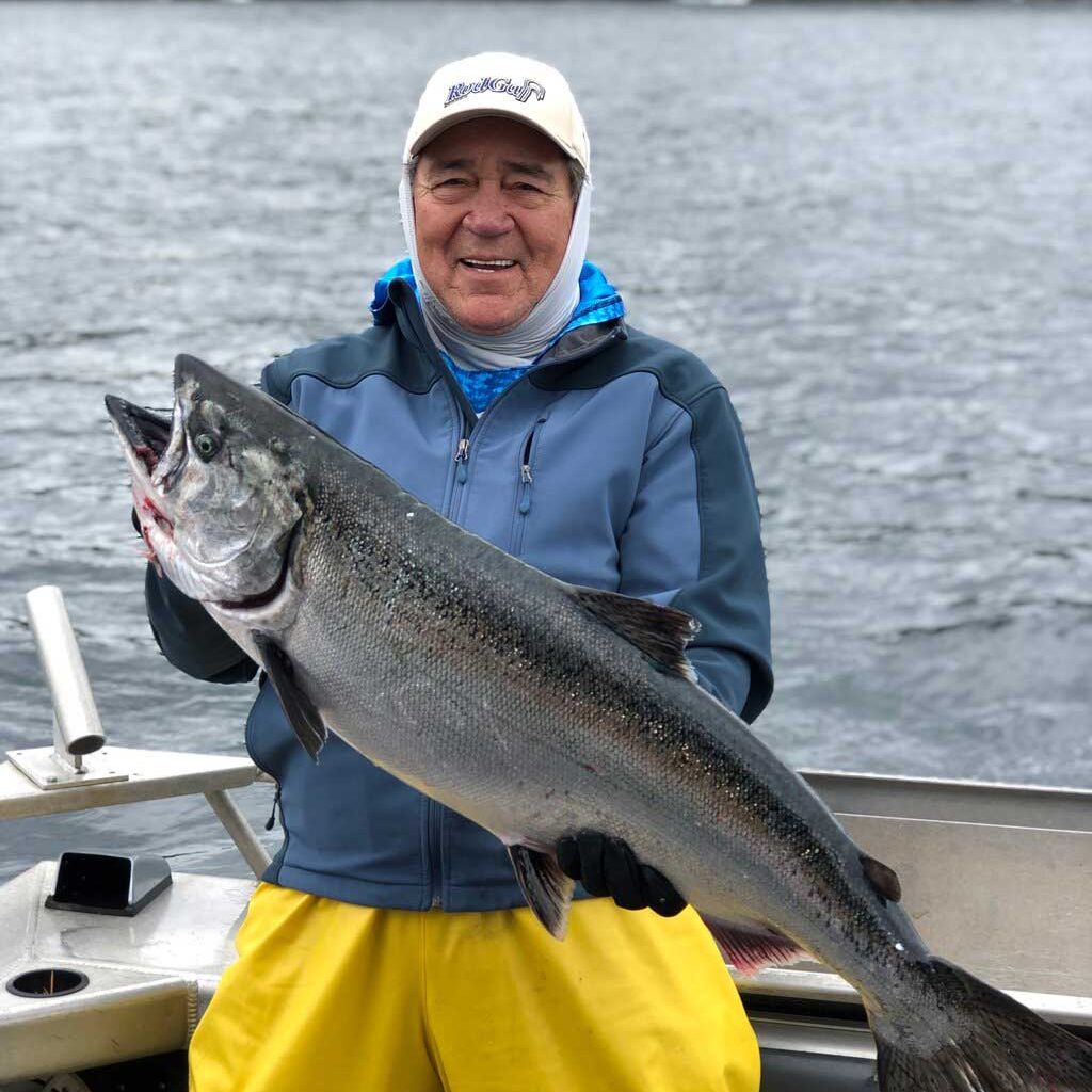 John, testimonial, with salmon fishing